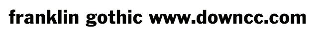franklin gothic字体 franklingothic字体包