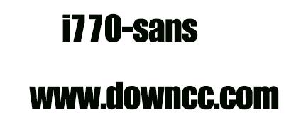 i770-sans字体 i770-sans