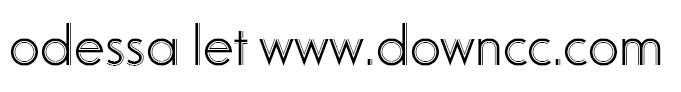 odessa let字體 odessaletplain字體