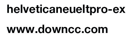 helveticaneueltpro-ex字體