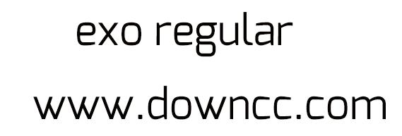 exo2-regular exoregular字体