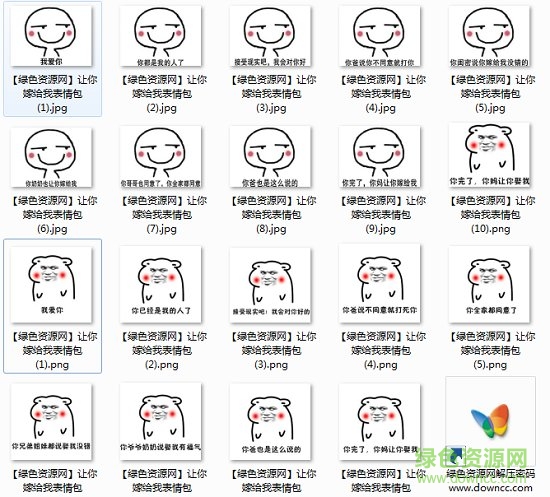 讓你嫁我表情包一套