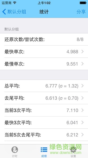 dctimer魔方計(jì)時(shí)器app v1.4 安卓最新版本 0