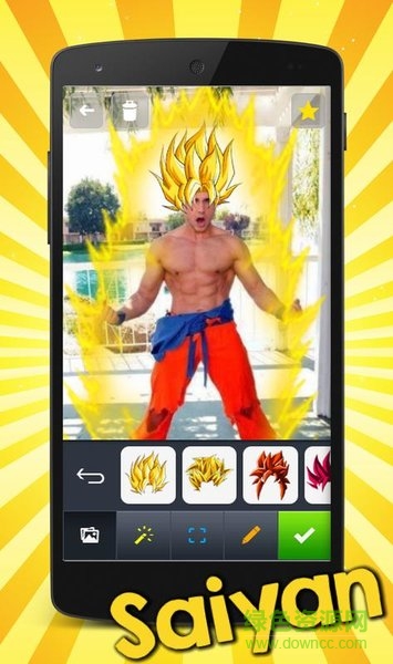 七龍珠悟空頭像p圖軟件(Saiyan Camera) v1.15.0 安卓版 2