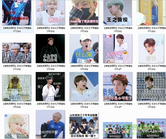 樂(lè)華七子表情包