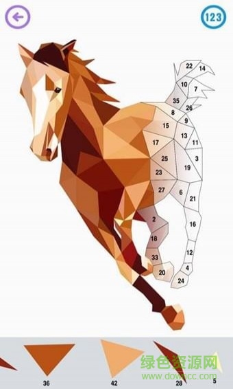 以數(shù)色形手游最新版(Poly Art) v3.2 安卓版 0