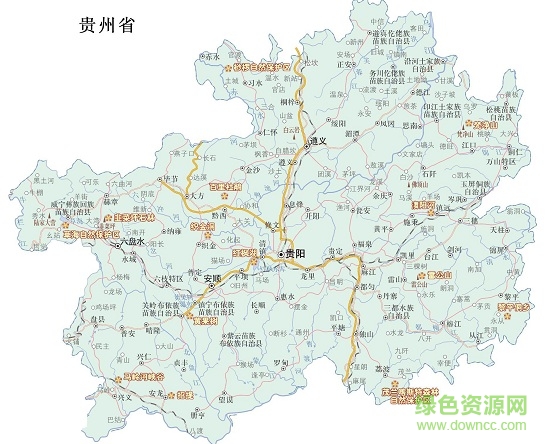 貴州省地圖高清版 貴州省地圖全圖高清版大圖
