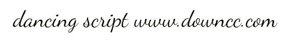 dancing script字體 dancing script