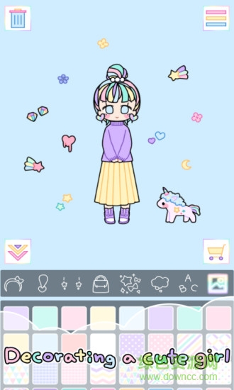 粉彩女孩漢化版全服裝解鎖(pastel girl) v2.6.3 安卓無限金幣版 1