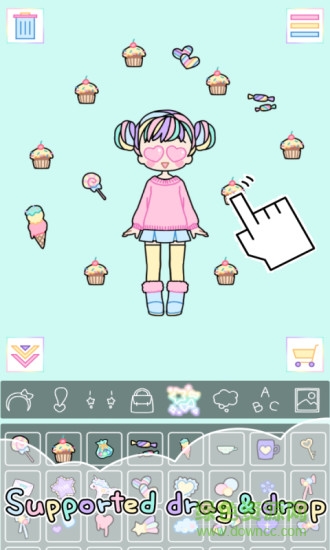 粉彩女孩漢化版全服裝解鎖(pastel girl) v2.6.3 安卓無限金幣版 2