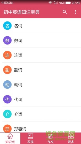 初中英語知識寶典軟件 v2.4 安卓版 0