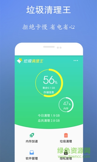 手機(jī)系統(tǒng)垃圾清理王 v2.11 安卓版 0