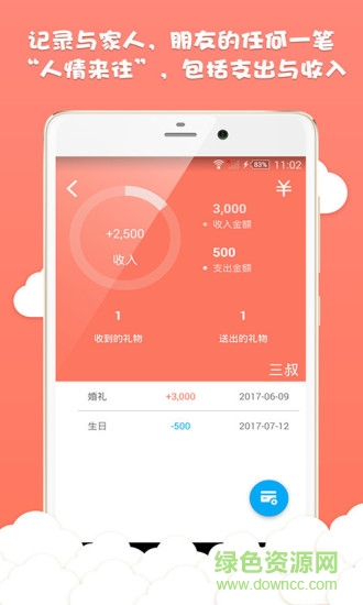 人情賬單gratitude list v2.0.3 安卓版 0