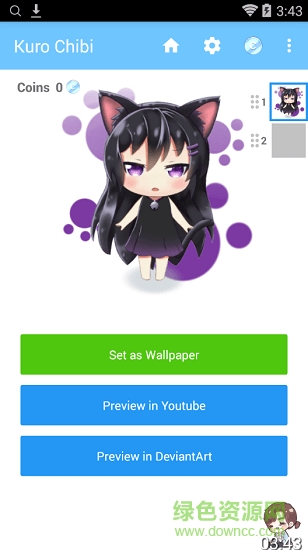 q版二次元少女桌寵 v2.1.8 安卓版 1