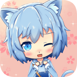 q版二次元少女桌寵