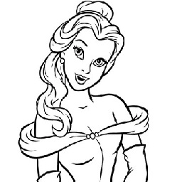 8一9歲最美麗公主的畫大全