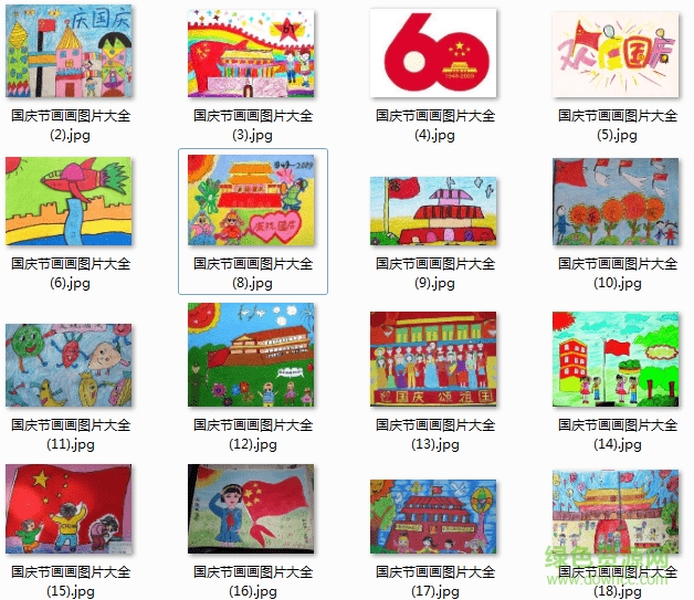 國慶兒童畫畫大全簡單漂亮 35張 0