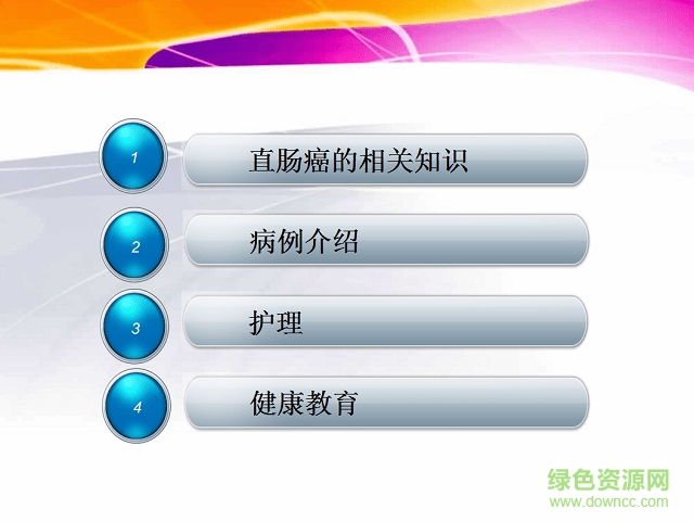 直腸癌病人護(hù)理查房ppt 免費(fèi)版 0