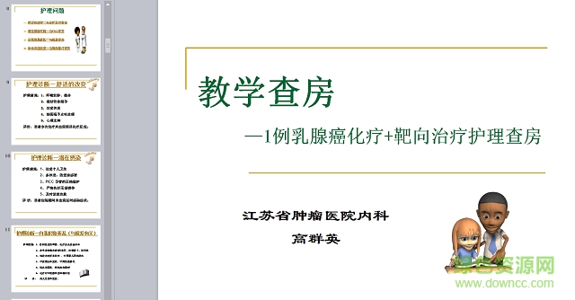 乳腺癌術后護理查房ppt 免費版 0