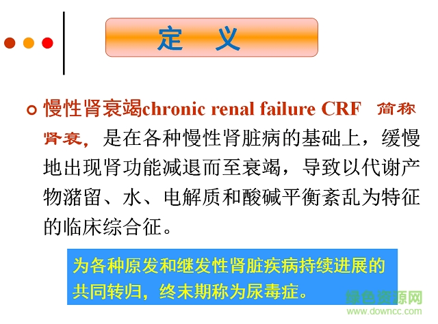 慢性腎衰竭護(hù)理教學(xué)查房ppt 免費(fèi)版 0