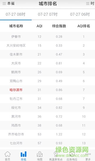 黑龍江省空氣質(zhì)量 v1.065 安卓版 1