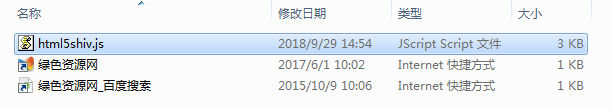 html5shiv.js文件
