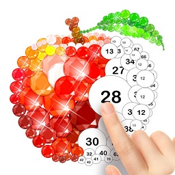 數(shù)字鉆石畫填色書