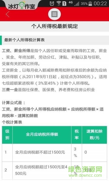 冰燈個(gè)稅計(jì)算器 v5.1.8 安卓版 3