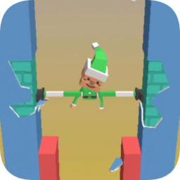 小人用腿撐住墻(fracturejump)