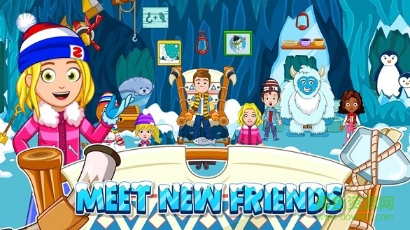 我的城市滑雪場游戲