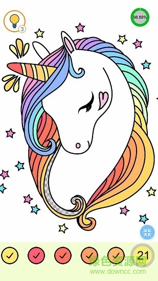 七彩拼圖app(數(shù)字填色) v1.2.5 安卓版 3