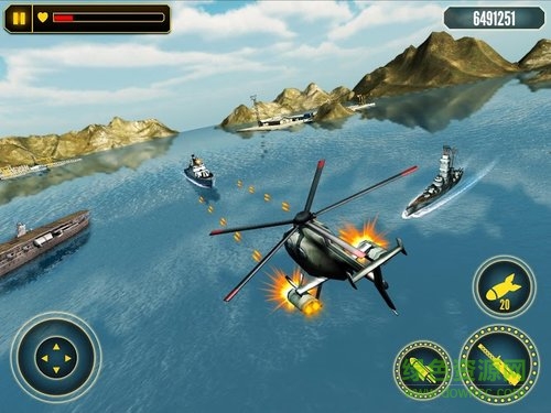 直升機(jī)風(fēng)暴(helicopter battle 3d) v1.1 安卓無(wú)限金幣版 2