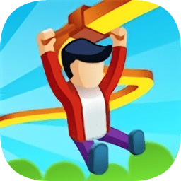 滑索放置3D中文版(Zipline Idle 3D)