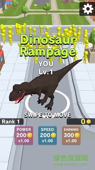 恐龍橫沖直撞(dinosaur rampage) v4.0 安卓最新版 1