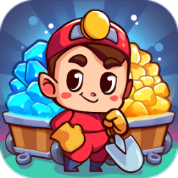 閑置黃金礦工礦山大亨中文(idle gold miner)