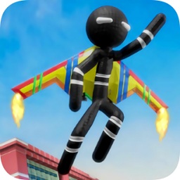 噴氣飛行火柴人手機(jī)版