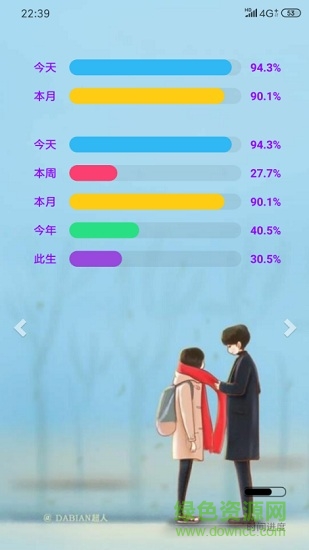 時(shí)間進(jìn)度軟件 v2.3.1 安卓版 0