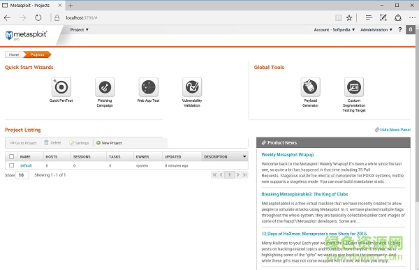 metasploit專業(yè)版 v4.11.5 最新版 0