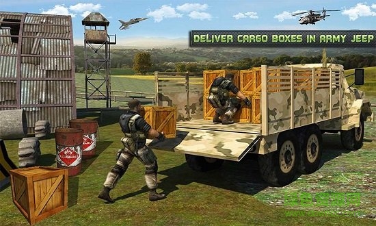 陸軍越野運輸卡車模擬游戲(offroad army transporter truck driver) v1.5 安卓版 1