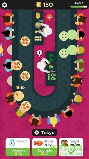 回轉(zhuǎn)壽司店中文版(sushi bar) v1.1.12 安卓版 2