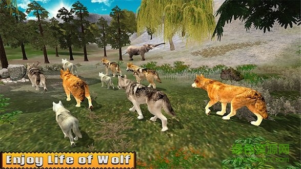 北極狼家族模擬器 v1.0 安卓版 2