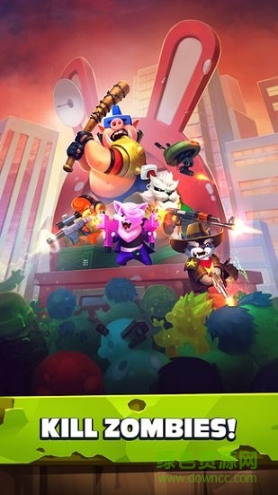 保衛(wèi)領(lǐng)地僵尸混戰(zhàn)游戲