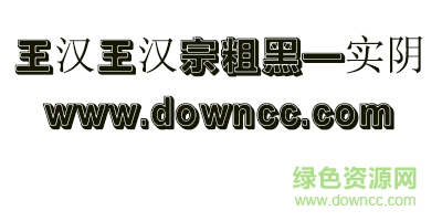 王漢宗粗黑體—實陰體