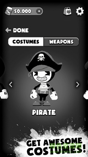 夢(mèng)魘奔跑中的班迪中文修改版(Bendy Run) v1.4.3579 安卓版 0