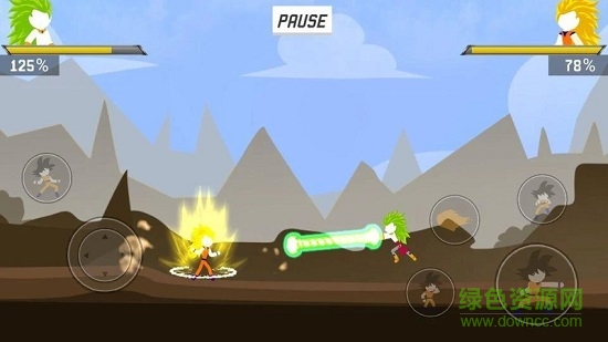 火柴人悟空格斗解鎖全部人物1