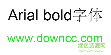 Arial bold字體免費下載