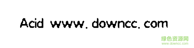 Acid字體 Acid字體免費(fèi)版