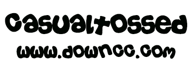 casualtossed字體