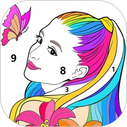 數(shù)字填色涂色繪本