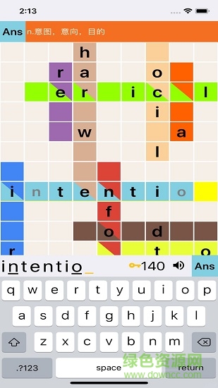 crossword game英文填字游戲 v1.0 安卓版 2